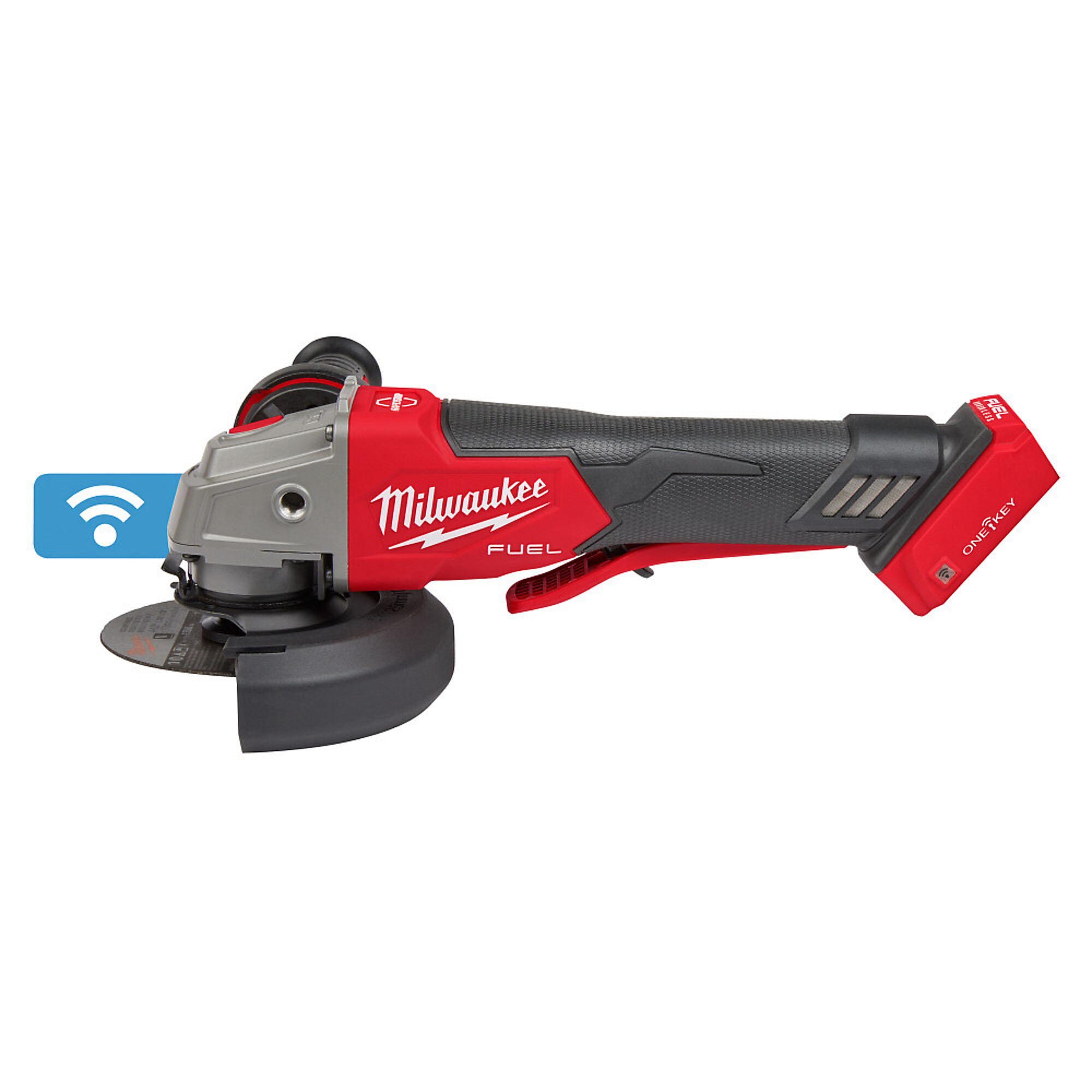 Milwaukee M18 FUEL 4-1/2in./5in. Braking Grinder with One-Key(tm) Paddle Switch, No Lock, Tool Only, Model# 2882-20